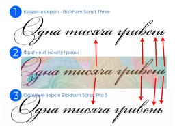 На купюре в 1000 гривен обнаружили «пиратский» шрифт