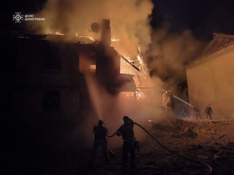 Ночной авиаудар по Константиновке:  спасатели ликвидировали последствия обстрела (ФОТО, ВИДЕО)